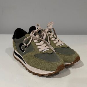Coach Runner Olive and Beige Sneakers with Brown Soles New COACH C143 Runner Signature Sneakers/Shoes Tan/Saddle  main image 2